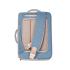 Moshi Venturo Backpack Ultra-Lightweight, An ergonomic, crossbody laptop backpack with cushioned compartments for a laptop (up to 15") and an iPad/tablet – Steel Blue